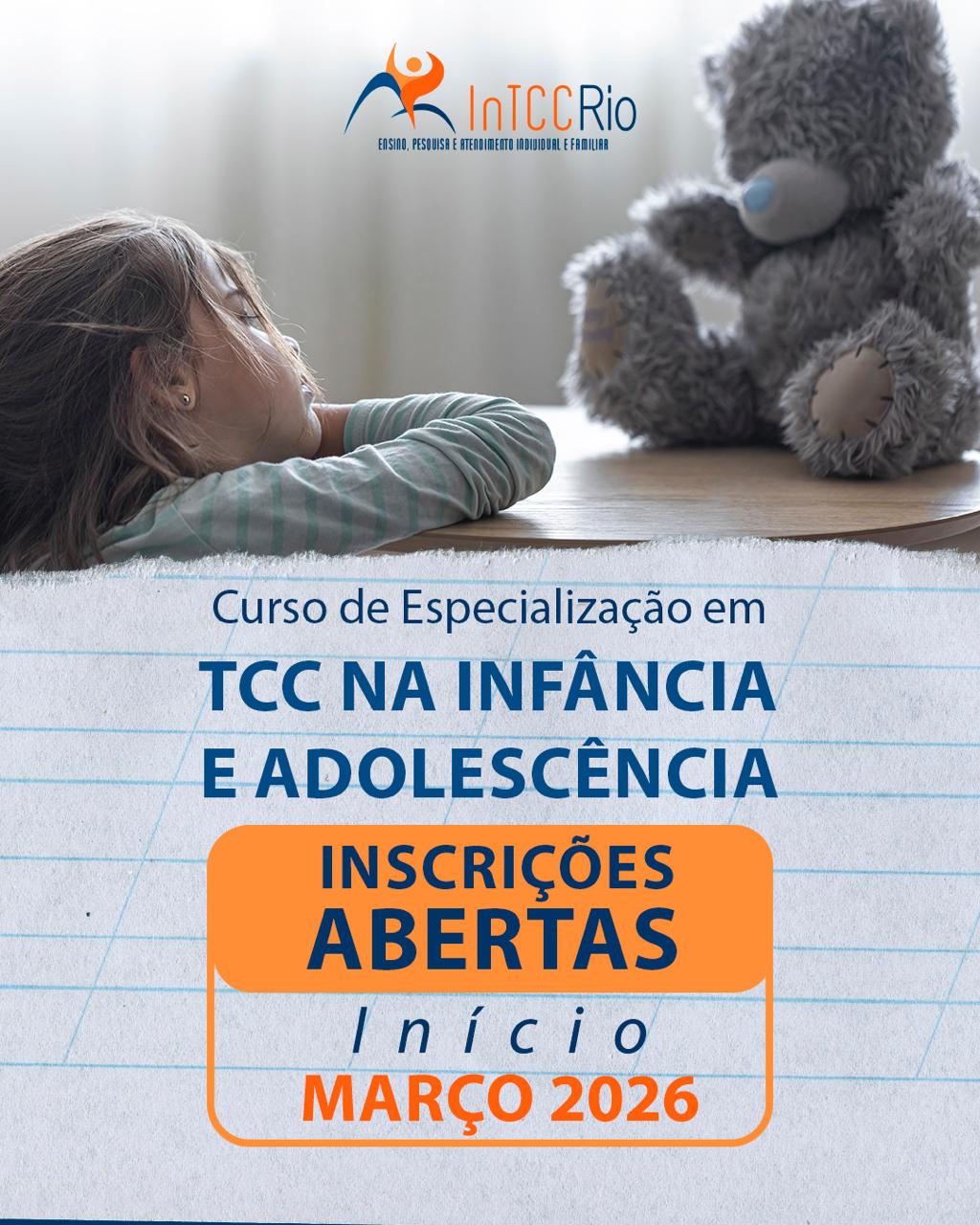 Especialização ou Formação em Terapia Cognitivo-Comportamental na Infância e Adolescência